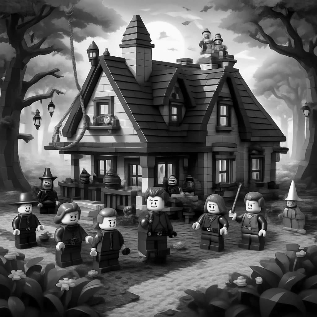 Wizard of Oz Characters Build a Lego House