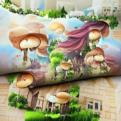 Abstract Geometric Art in Bold Colors