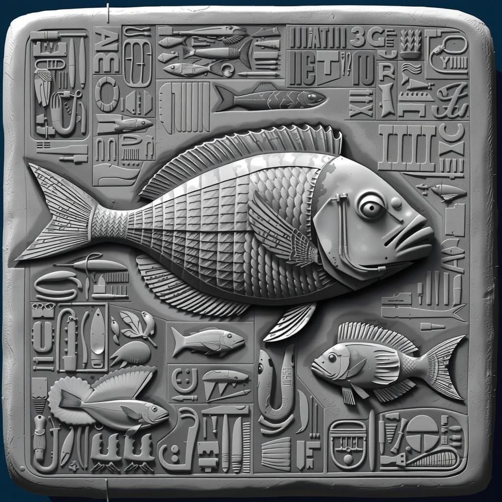 Dark Fantasy Fish Archive in 8k Resolution