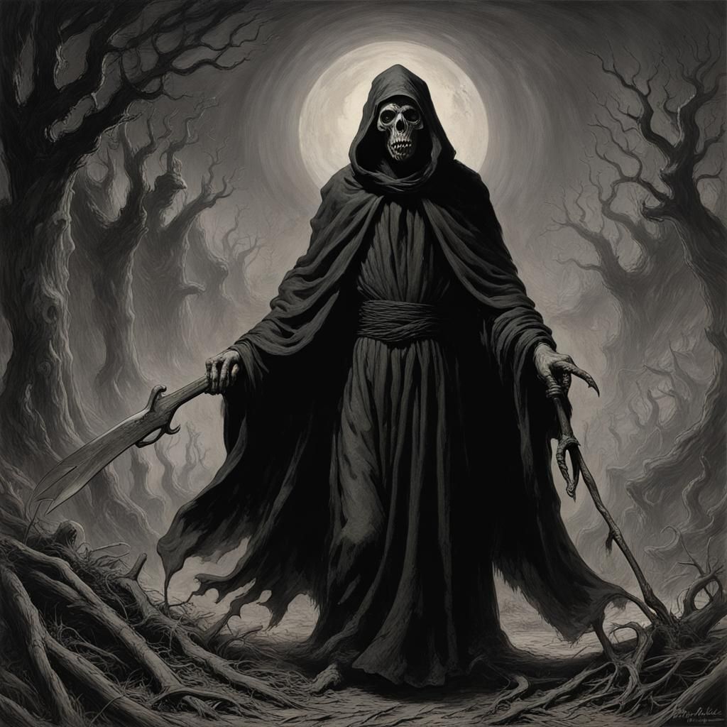 Grim Reaper's Sinister Fall Harvest of Souls