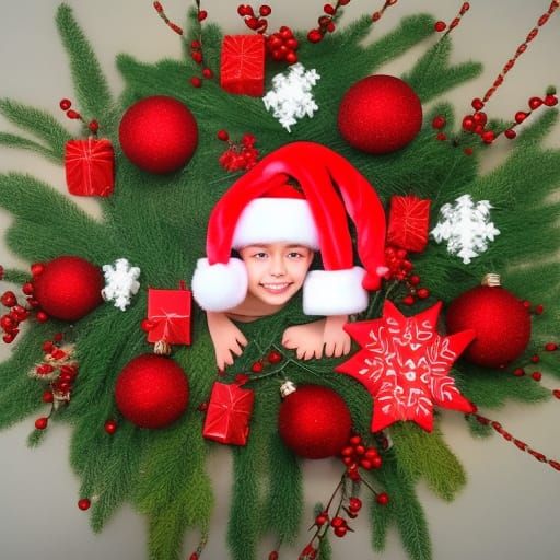 Bunga Boy Celebrates Christmas