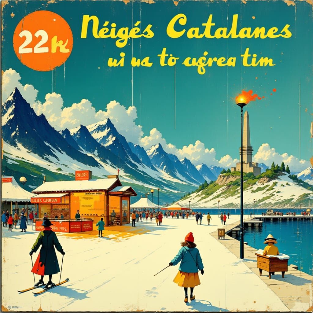 Winter Festival in Pyrénées-Orientales with Castillet