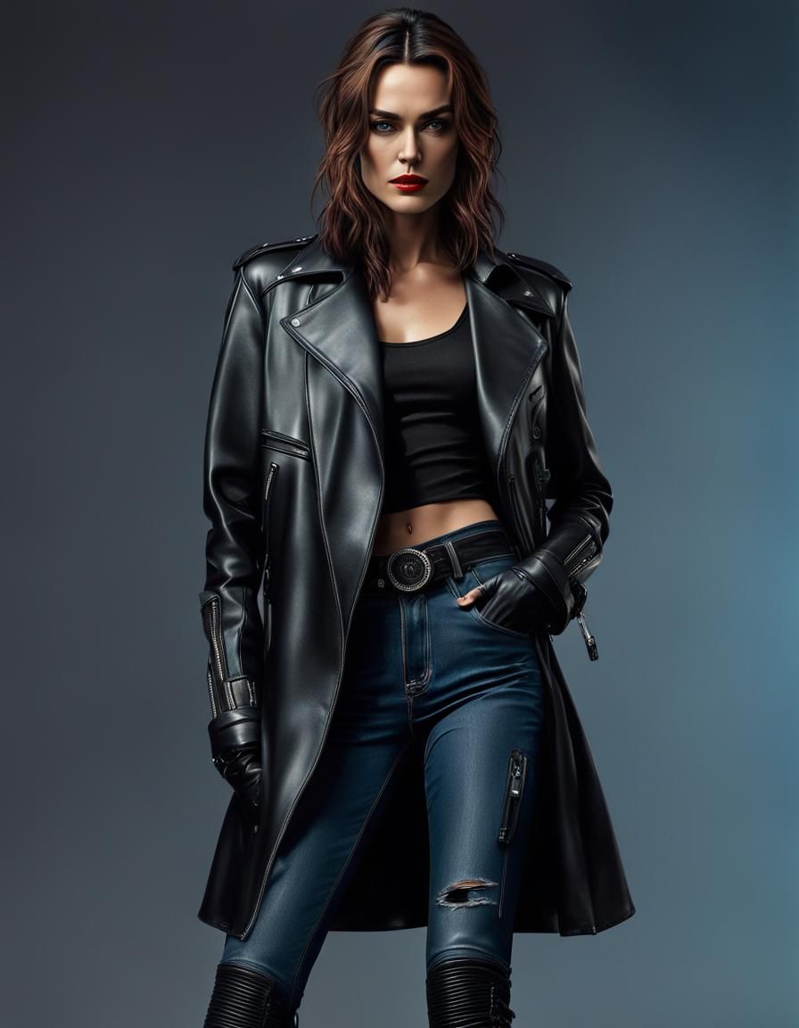 Cyberpunk Rockstar Model in London