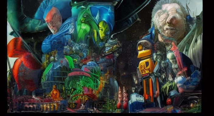 Hyperrealist Comic Art in Marvel and Ghibli Style