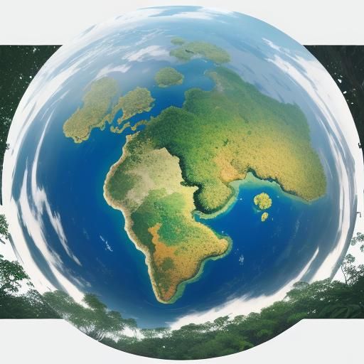 Lush Jungle Scene in Rousseau Style