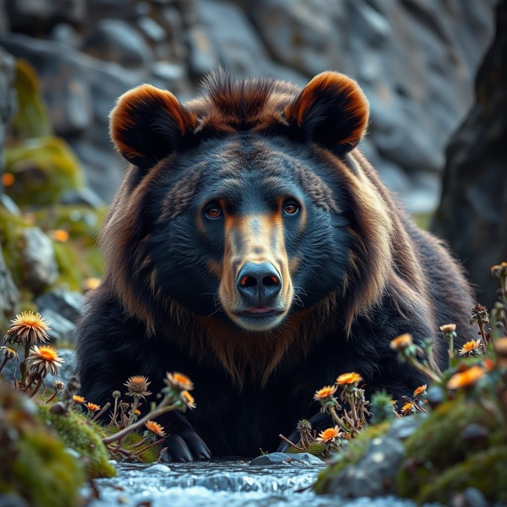 Spectacled Bear in Andean Highlands