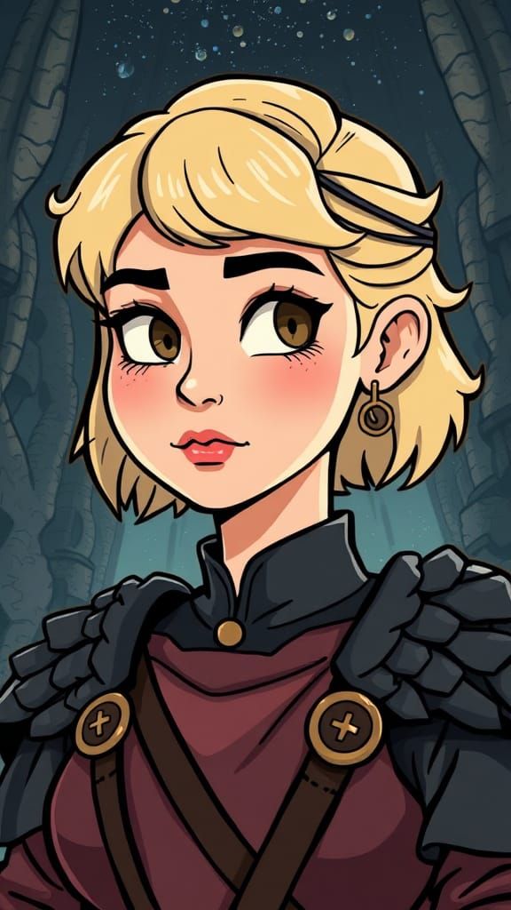 Cartoon Brienne of Tarth