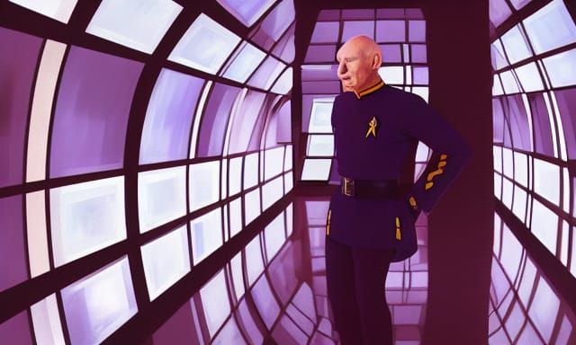 Admiral Jean-Luc Picard bored of Retirement