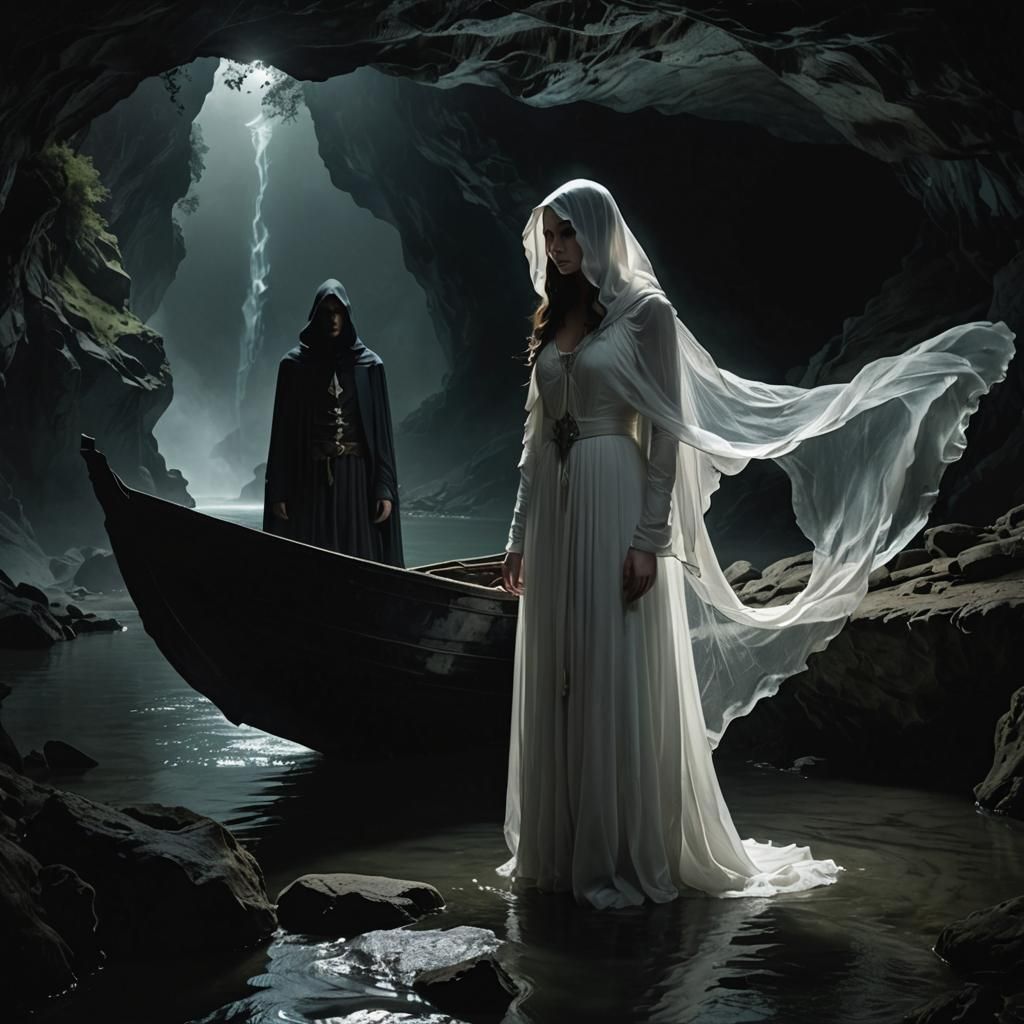 Cave River Soul's Passage: Somber Mysticism and Chiaroscuro