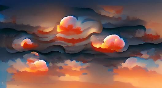 Dramatic Sunset Cloudscape