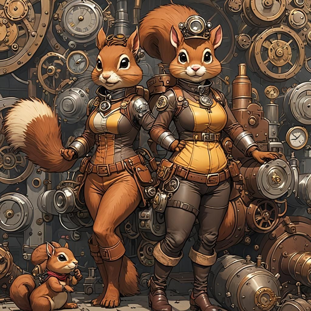 Steampunk Squirrel Girl, Marvel Heroine