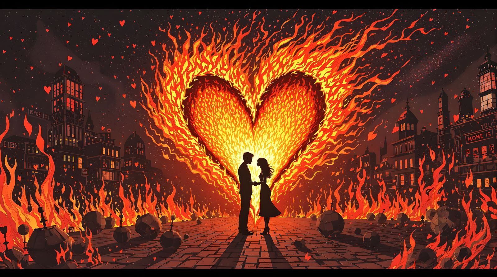 Fiery Heart: A Dark Fantasy Steampunk Romance