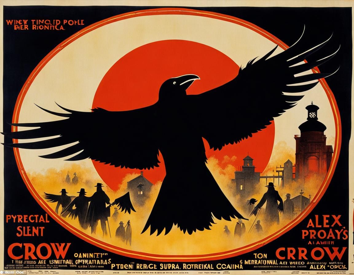 1920s Silent Film Poster: Supernatural Revenge
