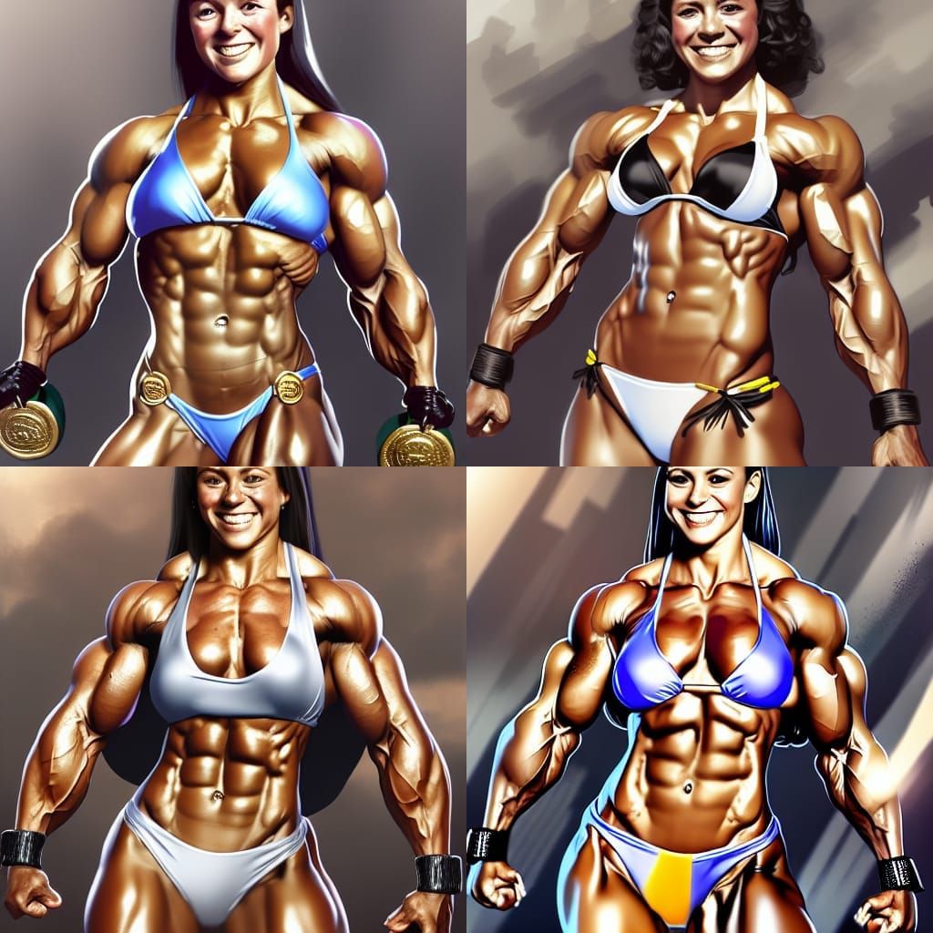 Young Bodybuilder Mildred Burke, Championship Portrait