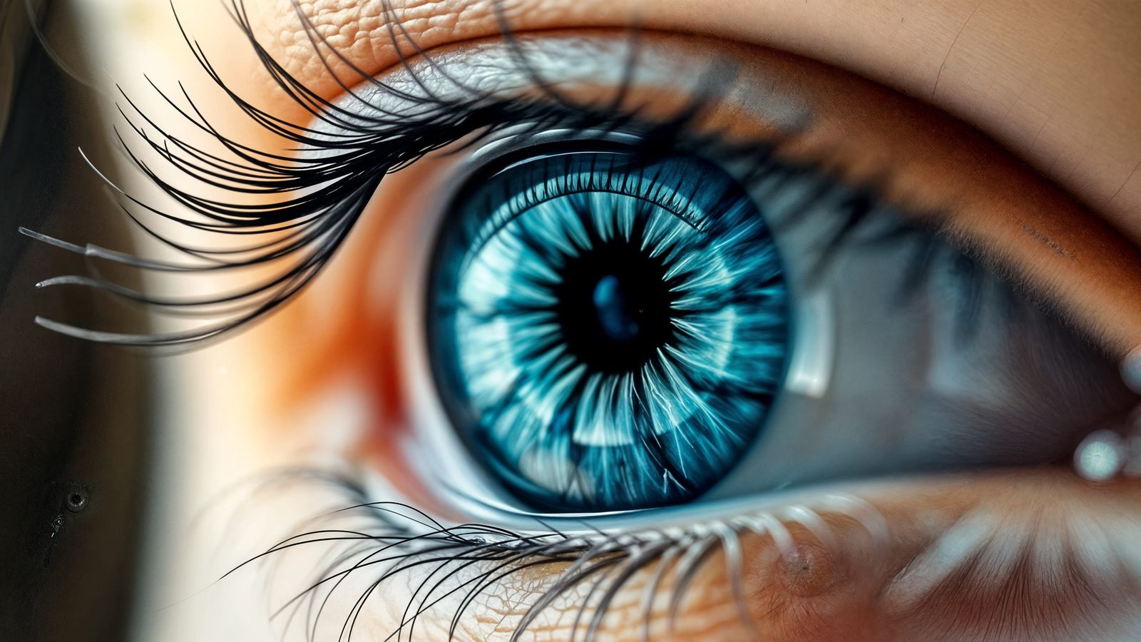 Eye in the Galaxy: Hyper-Realistic Iris Close-Up