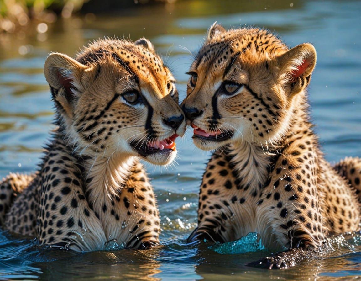 🥊cheetah cubs