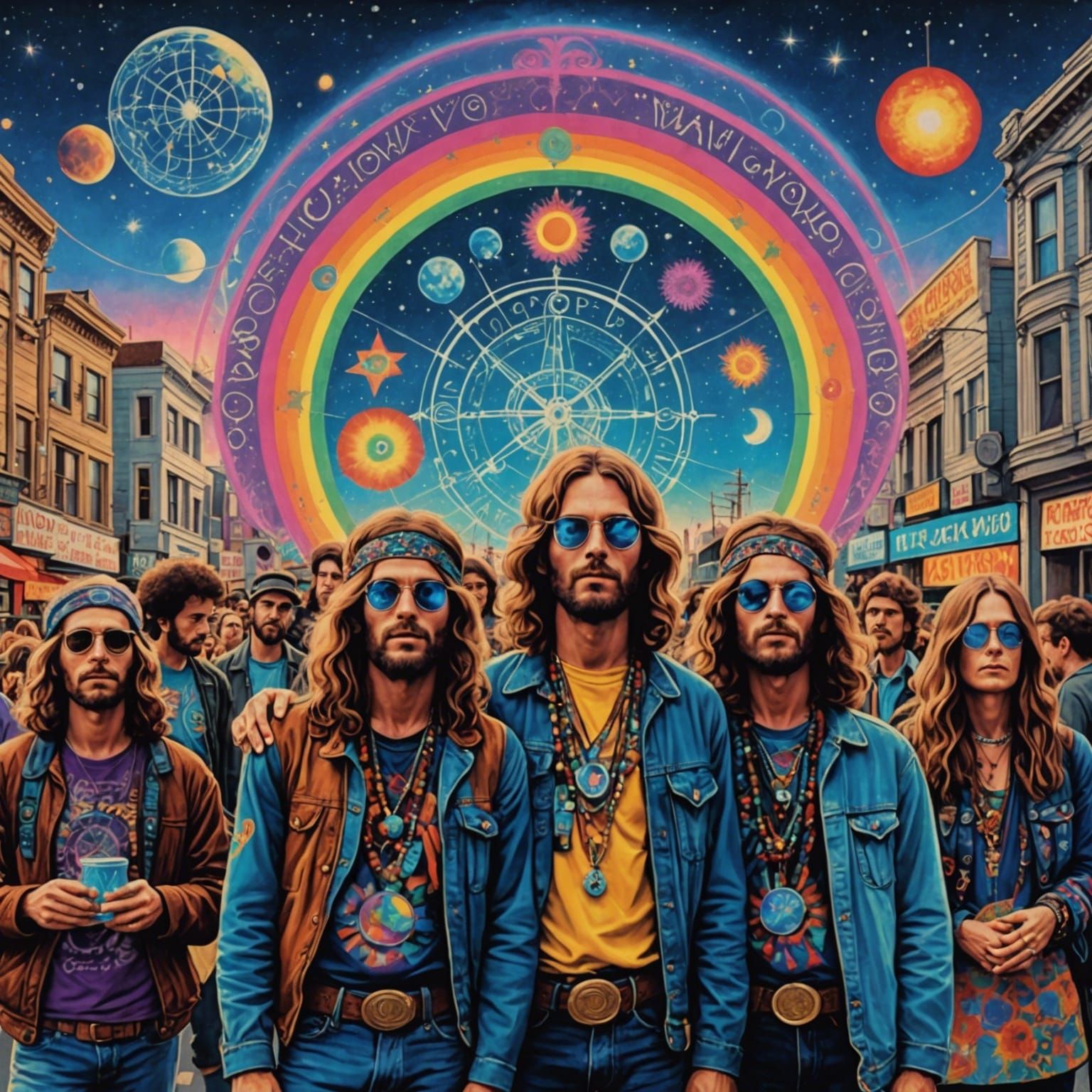 Birthplace of the 1960's counterculture movement, Haight-Ashbury