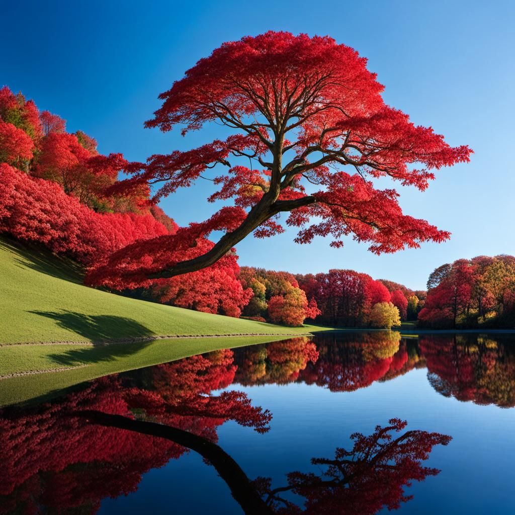 Red Maple Reflection