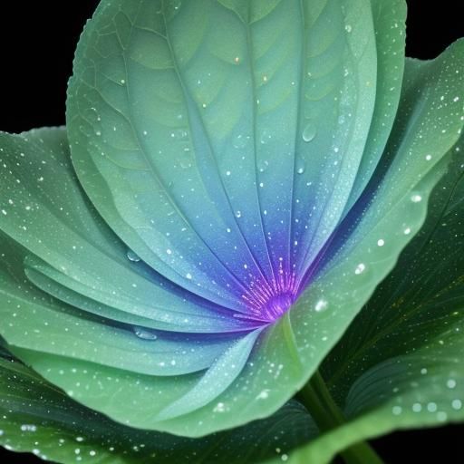 Bioluminescent Mucous Secretion Macro Photography