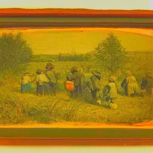 Group of farm workers