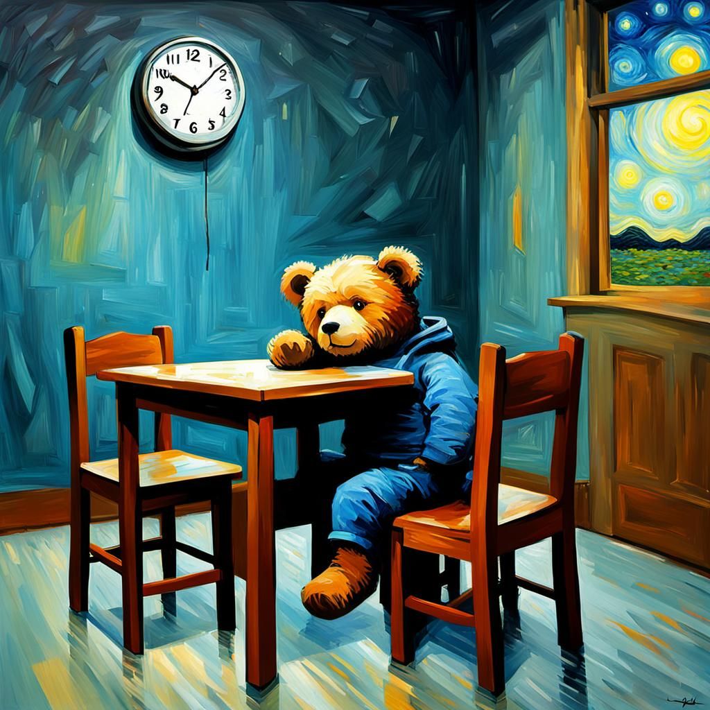 Bored Teddy Ponders