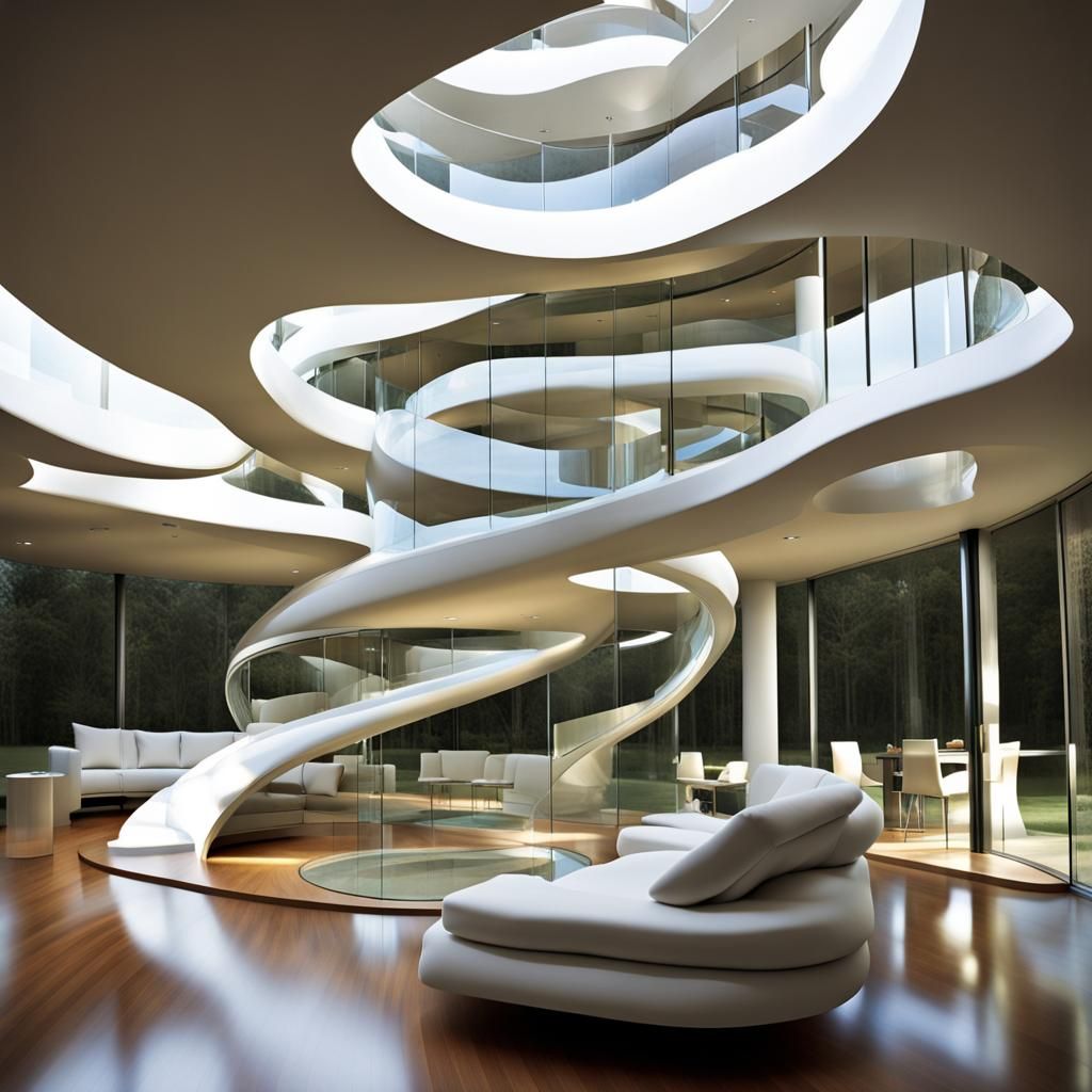 The Abstract Time Warp Living Room