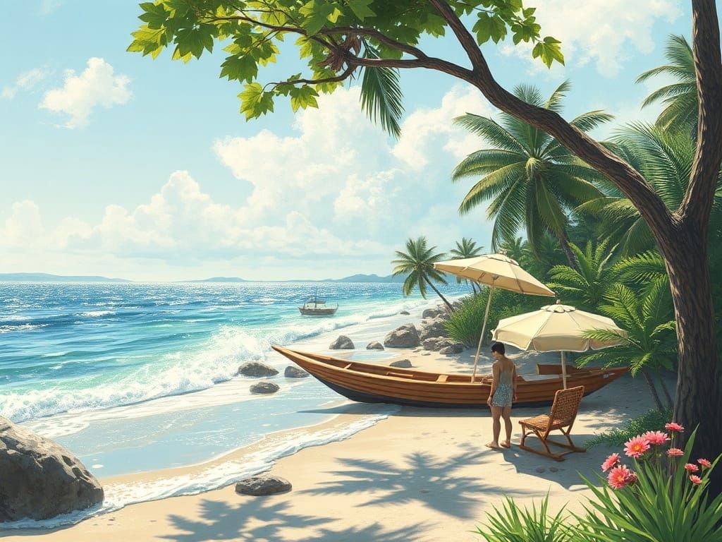 AI Art Captures the Serene Vibe of "Summer Breeze"
