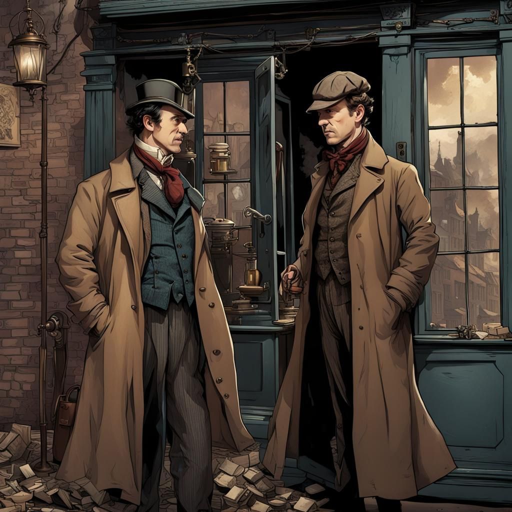 Sherlock Holmes Investigates: Steampunk Brothel Scene