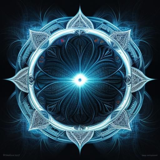 Abstract Fractal Art: Ancient Gods of the Universe