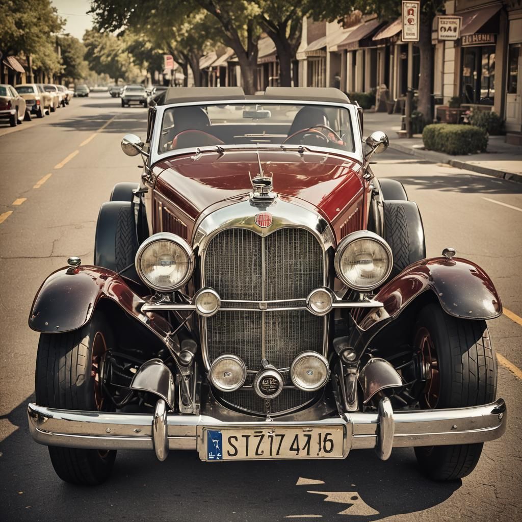 Vintage Stutz Bearcat Car Advertisement