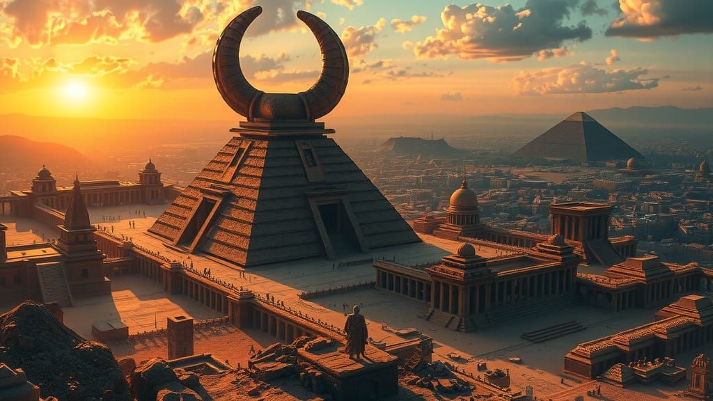 Shattered Ziggurat of Ancient Susa in a World of Forgotten G...