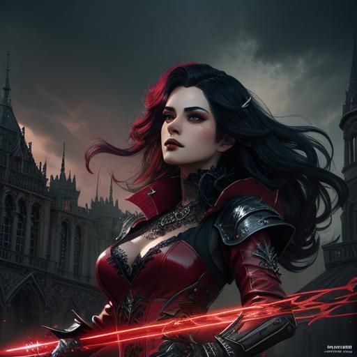beautiful gothic mistress