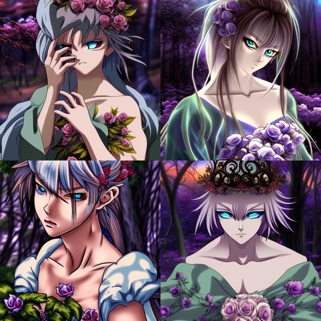 Anime Bodybuilder in Forest as Castlevania Character