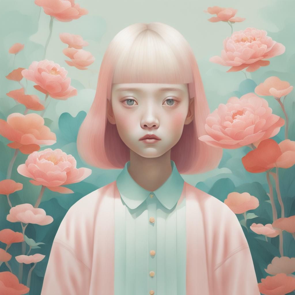 Striking Portrait in Realist Style