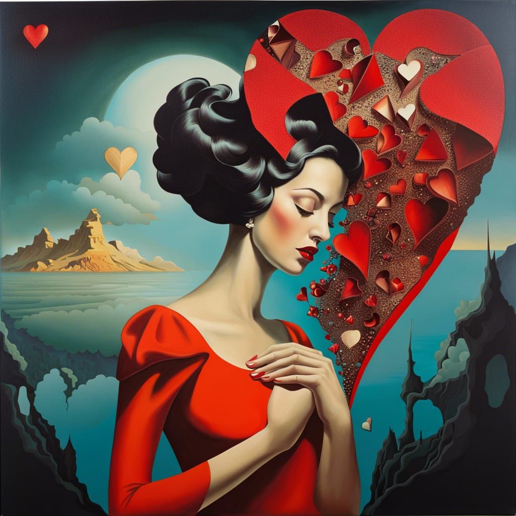 "SURREALIST COLLAGE" Missing You