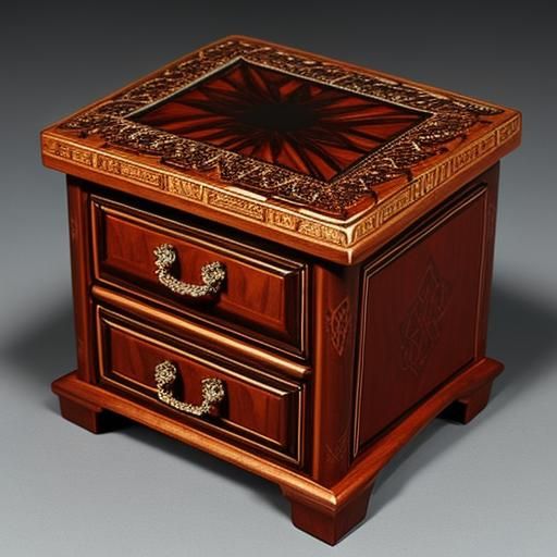 Two layer box with drawers to hold crystals or other treasur...