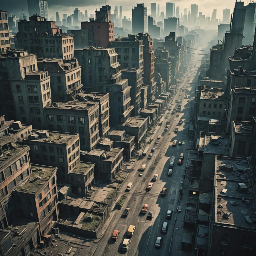 Abondoned city 200 years in the futute