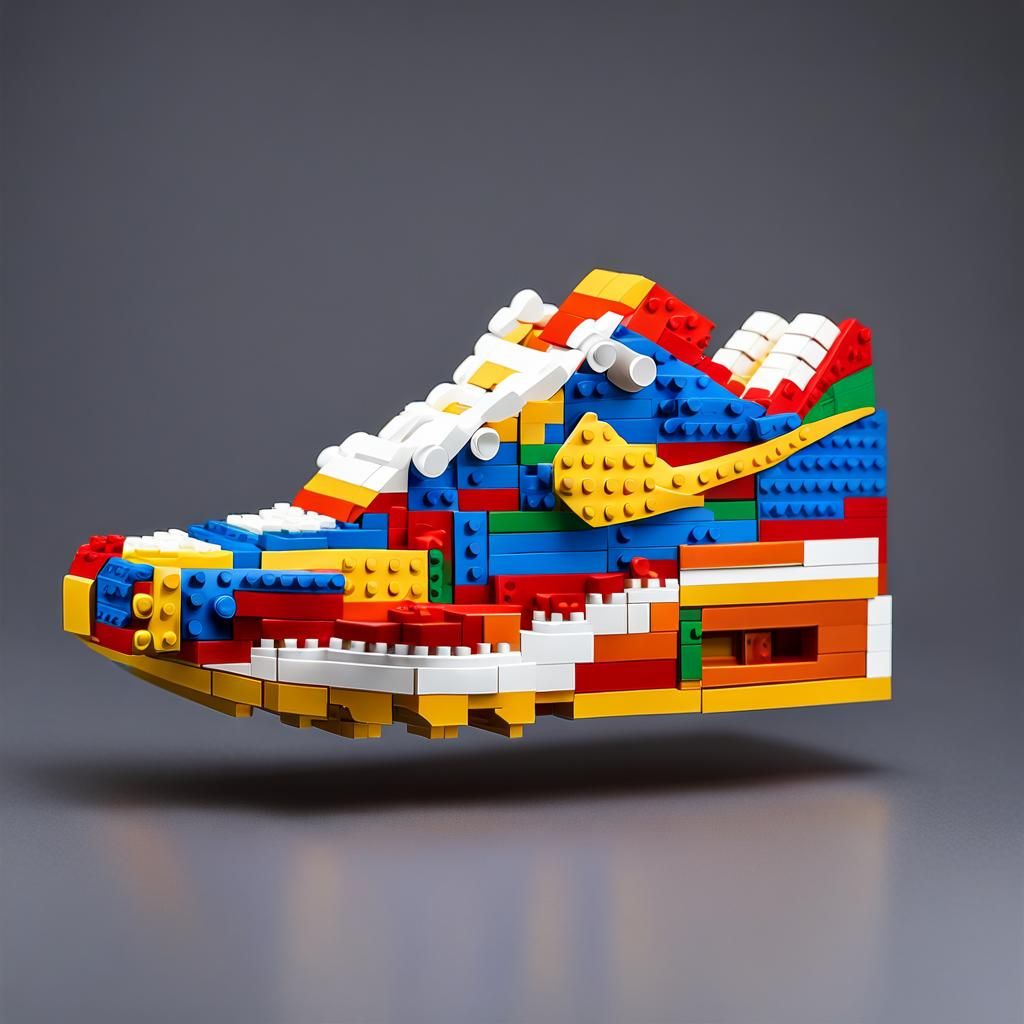 Nike Air Max Lego Model: 3D Artstation Render