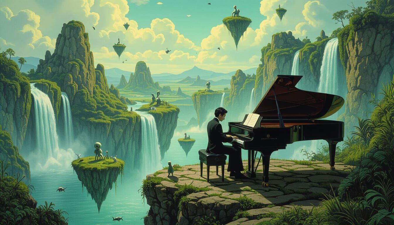 Surreal Dreamscape: Lorca's Dream in Dali Style