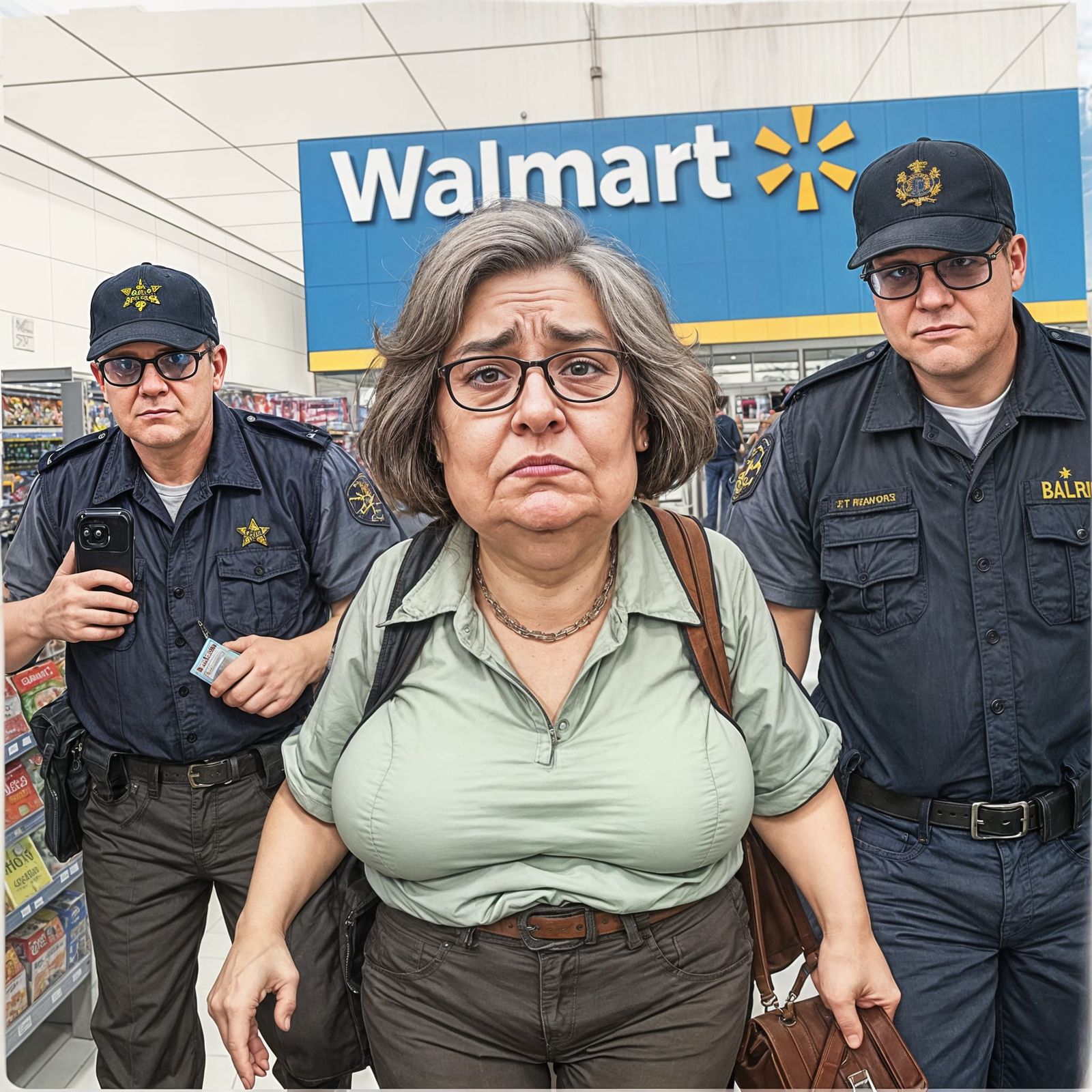 Karen Banned From Walmart: AI Generated Image