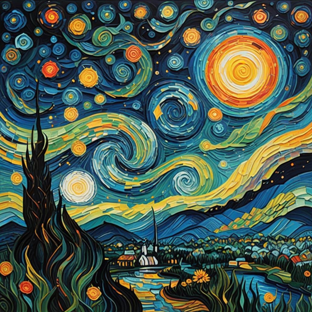 Fantastical Paper Worlds in Iridescent Acrylic Art