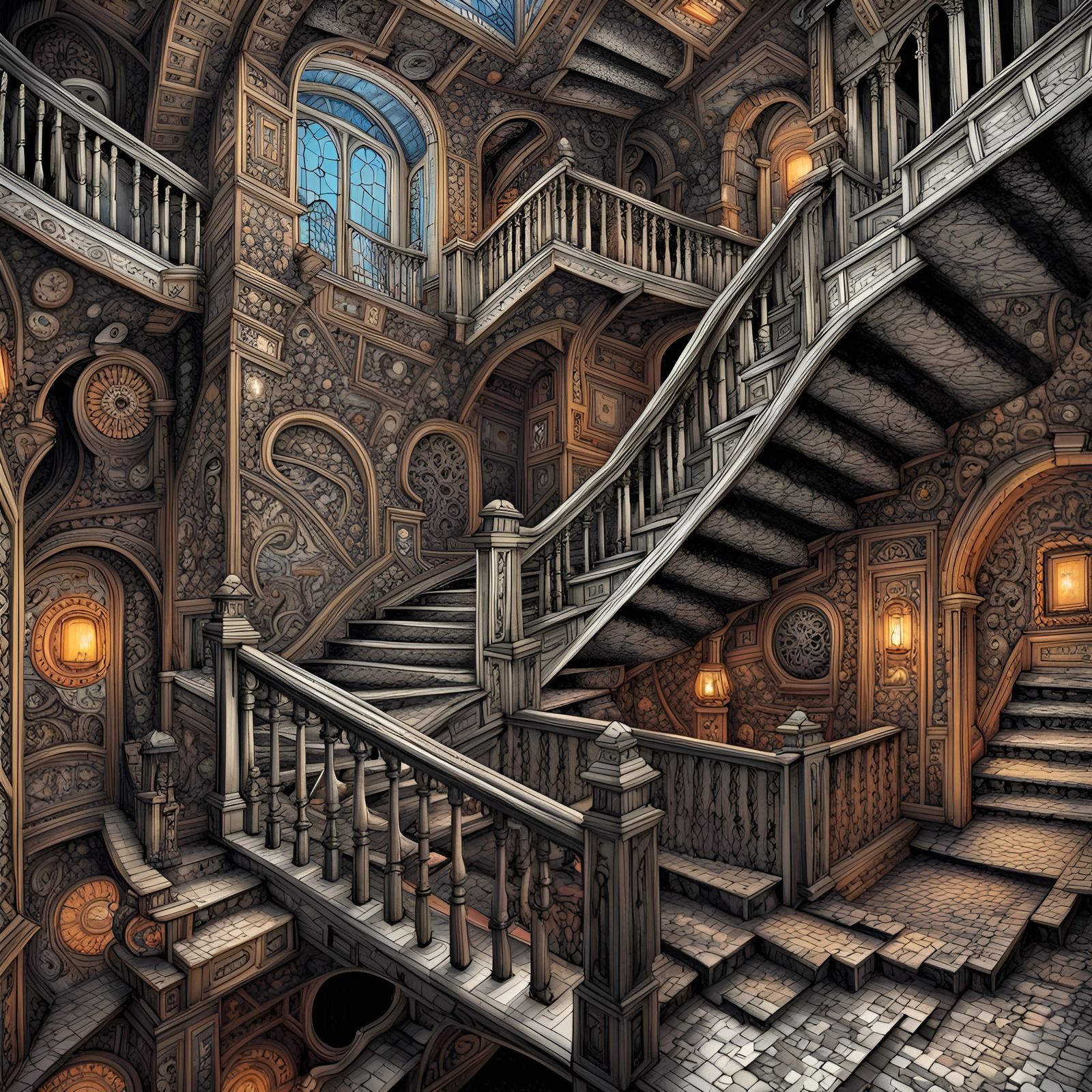 Photography of Amazing intricate complex convoluted optical ...