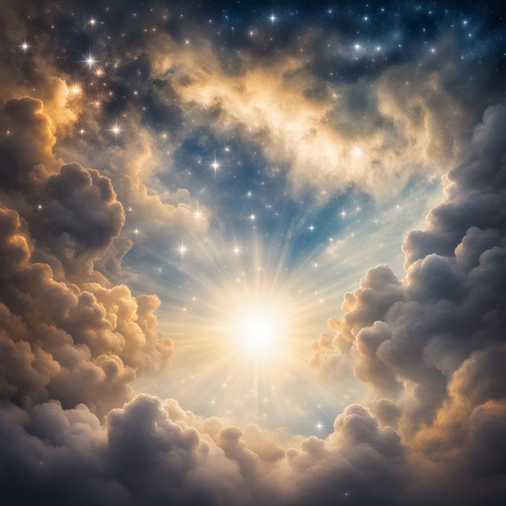 Genesis of a Starry Universe: Divine Light