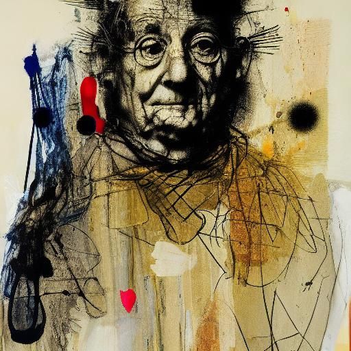 Ink Rabbit Catches Ink Man: Splatter Art