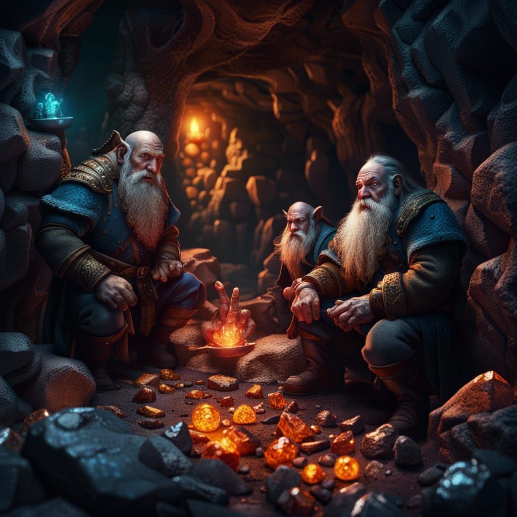 Glimmers of the Deep: Dwarves and the Radiant Gems