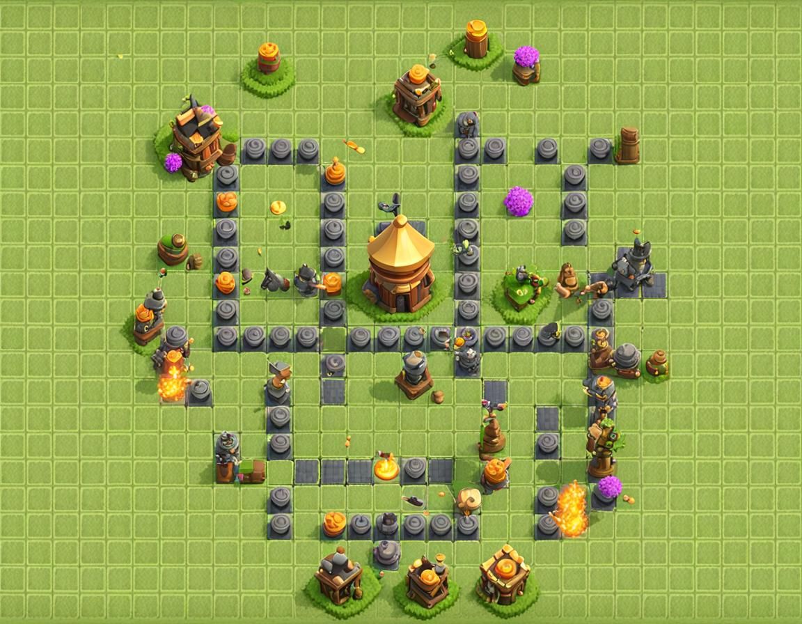 Clash of Clans Chessboard Fusion