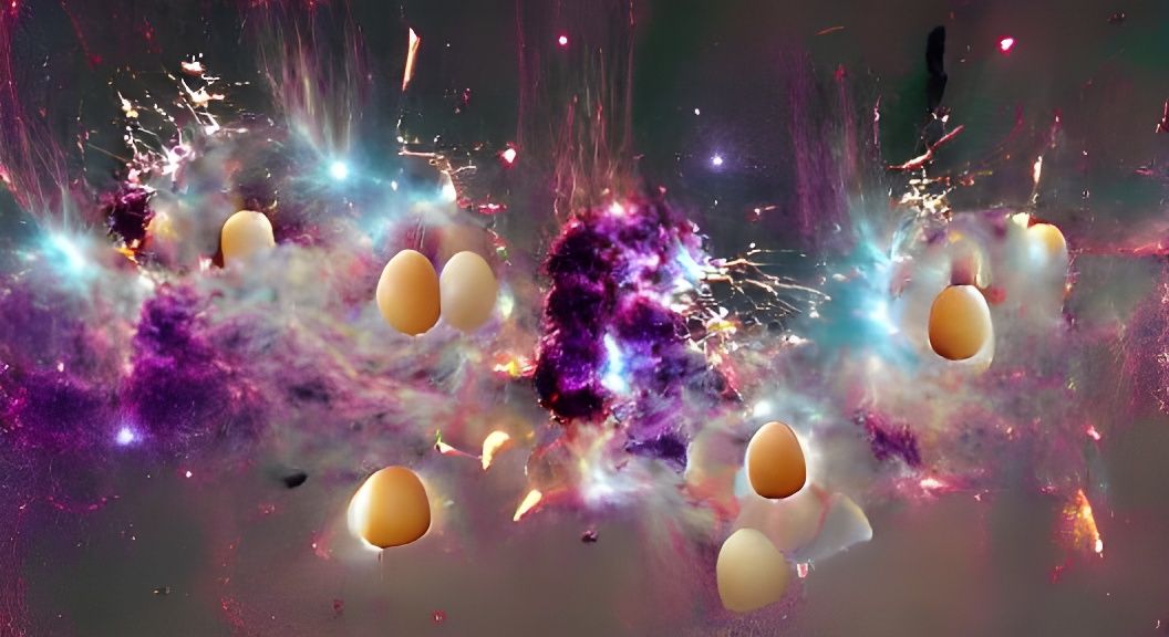 Eggs Exploding in Space: A Cosmic Phenomenon