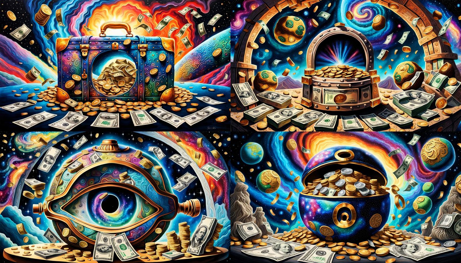 Hyperrealistic Key to Success in Galaxy Vault