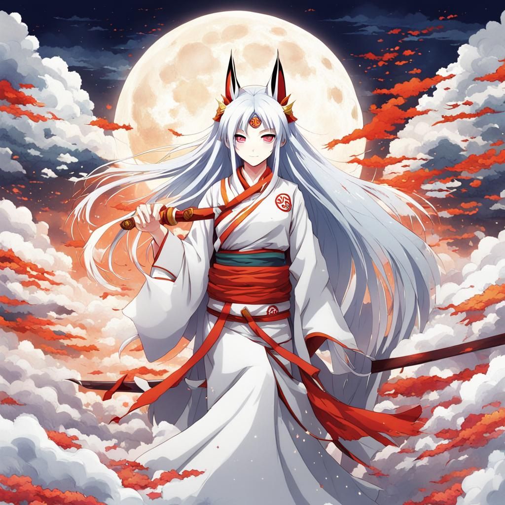 Shiro Amaterasu Anime Key Visual