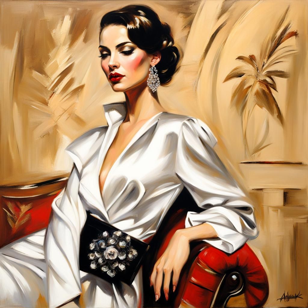 Nights in White Satin: A Romantic Painting